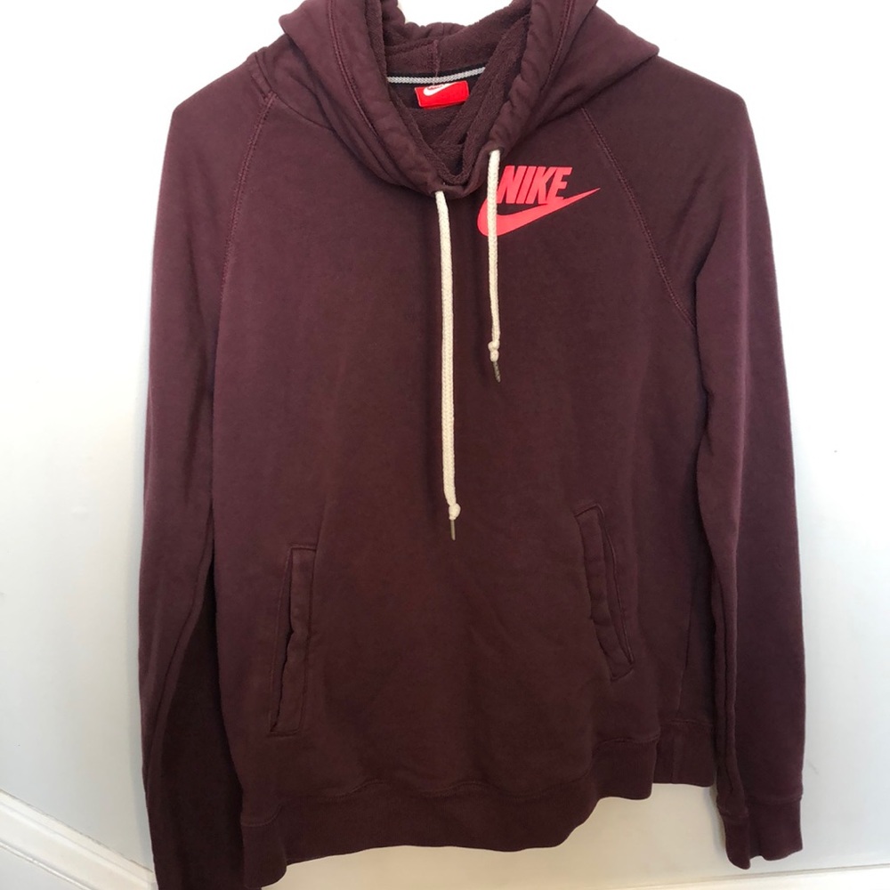 Maroon Nike sweatshirt